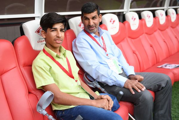 Desire for Life: Iraqi boy Qassem Qadim Attends Football Match in Moscow Desire for Life: Iraqi boy Qassem Qadim Attends Football Match in Moscow - Sputnik International