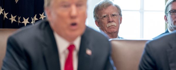 National security adviser John Bolton listens as President Donald Trump speaks during a cabinet meeting in the Cabinet Room of the White House - Sputnik International