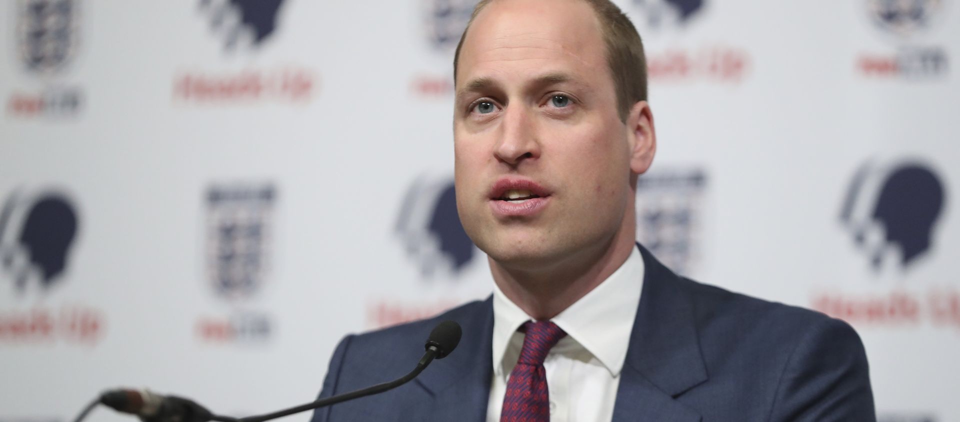 Britain's Prince William, President of the Football Association, right, speaks at the launch of a new mental health campaign at Wembley Stadium, London, 15 May 2019 Britain's Prince William, President of the Football Association, right, speaks at the launch of a new mental health campaign at Wembley Stadium, London, 15 May 2019 - Sputnik International, 1920, 22.03.2021
