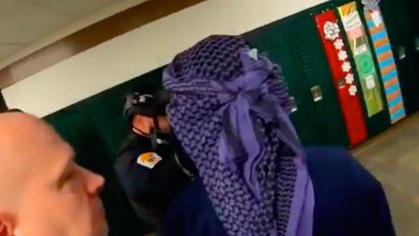A screengrab of the video provided by Penn-Trafford School District - Sputnik International