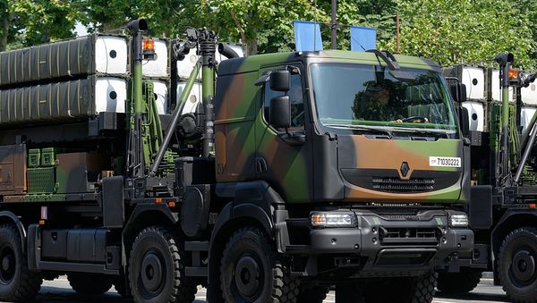 SAMP-T Mamba (Aster 30) mounted on a transporter erector launcher vehicle - Sputnik International