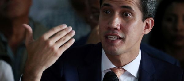 Venezuelan opposition leader Juan Guaido, who many nations have recognised as the country's rightful interim ruler, speaks during a news conference in Caracas, Venezuela May 9, 2019 - Sputnik International