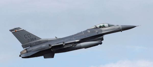 A US Air Force F-16 jet during a NATO exercise in Estonia, June 12, 2018 A US Air Force F-16 jet during a NATO exercise in Estonia, June 12, 2018 - Sputnik International