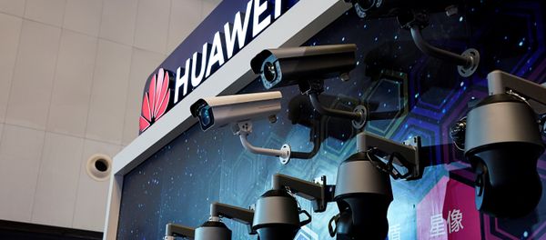Huawei surveillance cameras are seen displayed at the security exhibition in Shanghai, China, May 24, 2019 Huawei surveillance cameras are seen displayed at the security exhibition in Shanghai, China, May 24, 2019 - Sputnik International