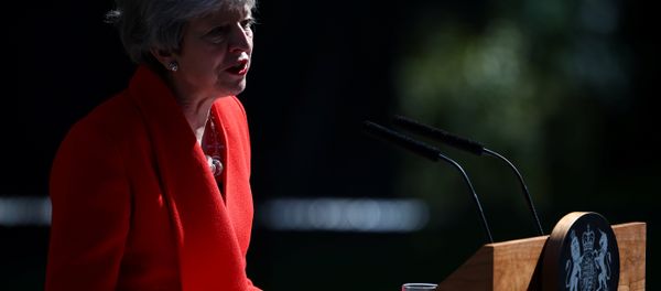 British Prime Minister Theresa May makes a statement, at Downing Street in London, Britain, May 24, 2019 - Sputnik International