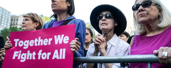Abortion-rights campaigners attend a rally against new restrictions on abortion passed by legislatures in eight states including Alabama and Georgia, in New York City, U.S., May 21, 2019 Abortion-rights campaigners attend a rally against new restrictions on abortion passed by legislatures in eight states including Alabama and Georgia, in New York City, U.S., May 21, 2019 - Sputnik International