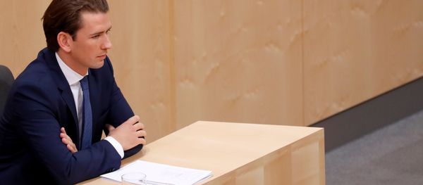 Austrian Chancellor Sebastian Kurz attends a session of the Parliament in Vienna, Austria May 27, 2019 - Sputnik International