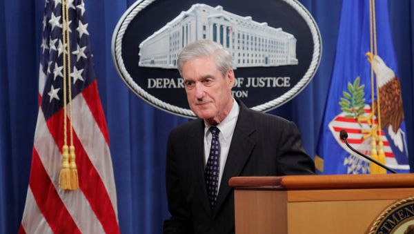 U.S. Special Counsel Mueller speaks about Russia investigation at the Justice Department in Washington U.S. Special Counsel Mueller speaks about Russia investigation at the Justice Department in Washington - Sputnik International
