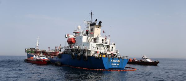 A. Michel UAE tanker is seen off the Port of Fujairah, United Arab Emirates, May 13, 2019 - Sputnik International
