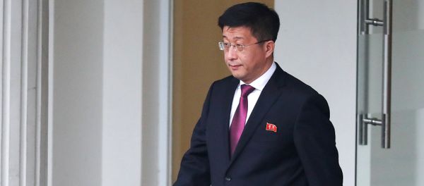 Kim Hyok Chol, North Korea's special representative for U.S. affairs, leaves the Government Guesthouse in Hanoi - Sputnik International