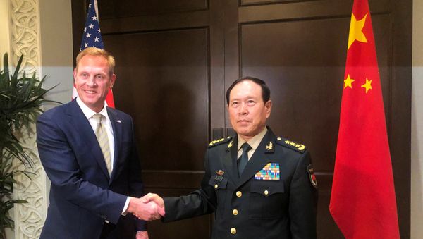 Acting US Defence Secretary Patrick Shanahan and Chinese Defence Minister Wei Fenghe Acting US Defence Secretary Patrick Shanahan and Chinese Defence Minister Wei Fenghe - Sputnik International