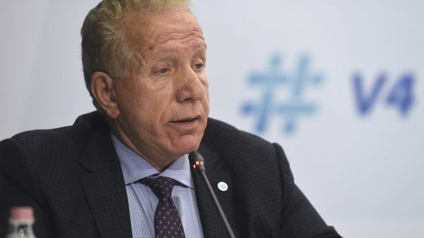 Behgjet Pacolli, Kosovan Foreign Minister speaks during a press conference after the meeting of foreign ministers of the Visegrad Group or V4 countries and Slovenia, Bulgaria and Romania in Budapest, Hungary, Wednesday, Oct. 11, 2017. - Sputnik International