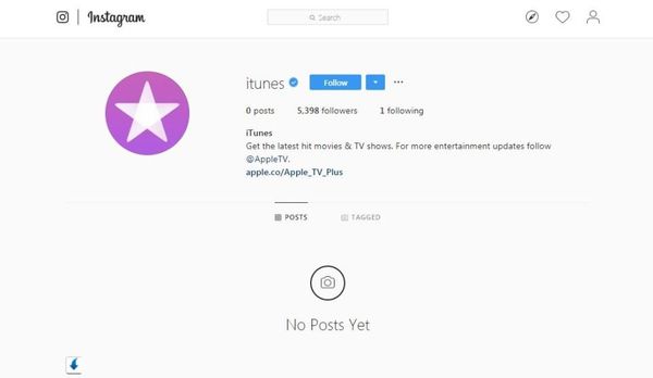 Screenshot of iTunes' Instagram account Screenshot of iTunes' Instagram account - Sputnik International