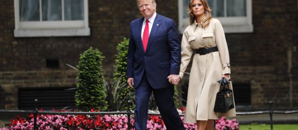 President Donald Trump and first lady Melania arrive in Downing Street in central London, Tuesday, June 4, 2019 President Donald Trump and first lady Melania arrive in Downing Street in central London, Tuesday, June 4, 2019 - Sputnik International