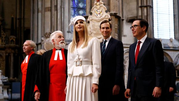 Ivanka Trump and Jared Kushner tour Westminster Abbey as part of a state visit in London, Britain, 3 June, 2019 - Sputnik International