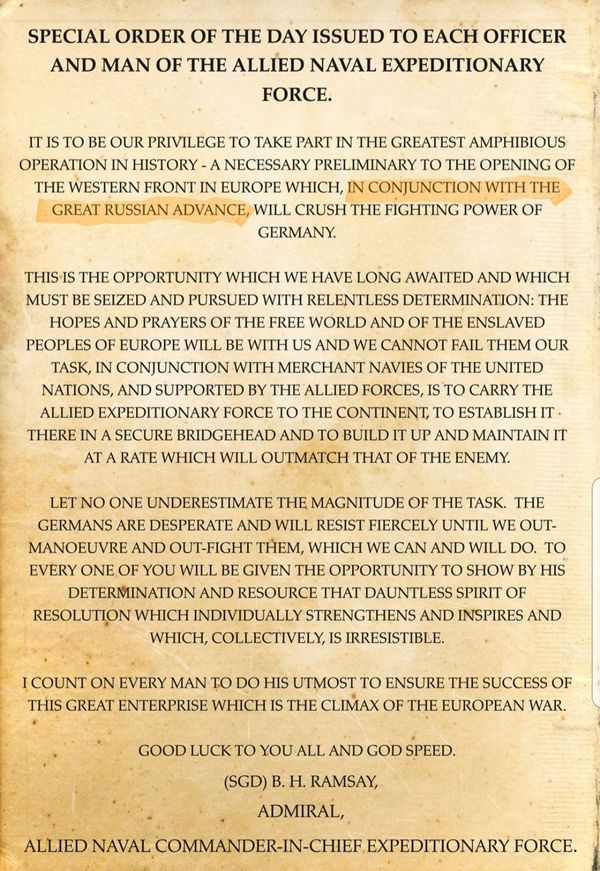 Admiral Ramsey Order of the DDay Admiral Ramsey Order of the DDay - Sputnik International