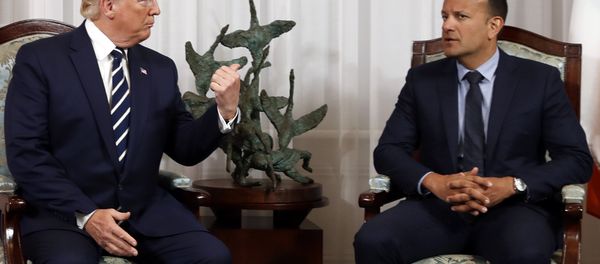 President Donald Trump meets with Irish Prime Minister Leo Varadkar, Wednesday, June 5, 2019, in Shannon, Ireland. Trump is on his first visit to the country as president. - Sputnik International