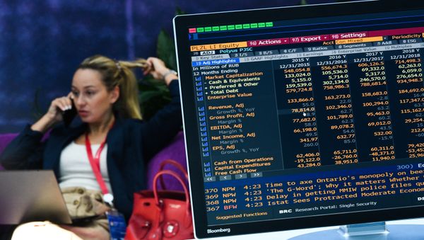 A participant of the annual St. Petersburg International Economic Forum (SPIEF) at the ExpoForum Convention and Exhibition Centre. - Sputnik International