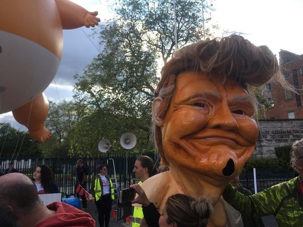 The Trump-ets Are Sounding on the Emerald Isle as ‘Baby Blimp’ Leads Dublin’s Protests The Trump-ets Are Sounding on the Emerald Isle as ‘Baby Blimp’ Leads Dublin’s Protests - Sputnik International