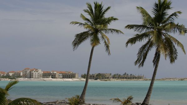 A view of the stalled construction of the Punta Palmera Condominium at the Cap Cana Resort in Punta Cana, Dominican Republic, Saturday, Nov. 15, 2008.  - Sputnik International