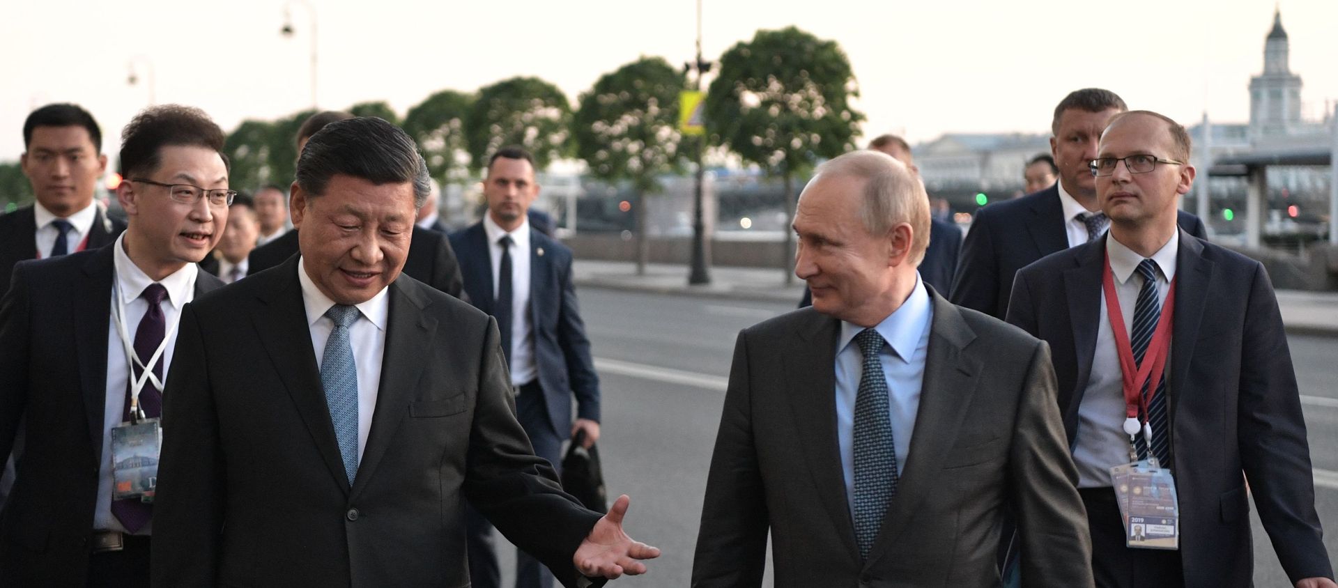 Vladimir Putin, Xi Jinping at SPIEF Vladimir Putin, Xi Jinping at SPIEF - Sputnik International, 1920, 02.03.2021