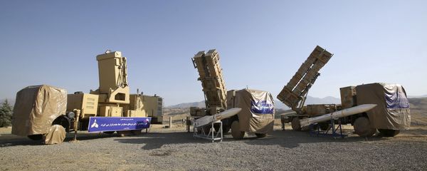 This photo, released by the official website of the Iranian Defence Ministry on Sunday, 9 June 2019, shows the Khordad 15, a new surface-to-air missile battery at an undisclosed location in Iran This photo, released by the official website of the Iranian Defence Ministry on Sunday, 9 June 2019, shows the Khordad 15, a new surface-to-air missile battery at an undisclosed location in Iran - Sputnik International