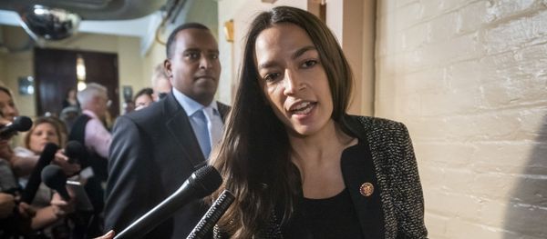 Rep. Alexandria Ocasio-Cortez, D-N.Y., followed by Rep. Joe Neguse, D-Colo., responds to reporters' questions after Speaker of the House Nancy Pelosi, D-Calif., met with all the House Democrats, many calling for impeachment proceedings against President Donald Trump after his latest defiance of Congress by blocking his former White House lawyer from testifying yesterday, at the Capitol in Washington, Wednesday, May 22, 2019 Rep. Alexandria Ocasio-Cortez, D-N.Y., followed by Rep. Joe Neguse, D-Colo., responds to reporters' questions after Speaker of the House Nancy Pelosi, D-Calif., met with all the House Democrats, many calling for impeachment proceedings against President Donald Trump after his latest defiance of Congress by blocking his former White House lawyer from testifying yesterday, at the Capitol in Washington, Wednesday, May 22, 2019 - Sputnik International