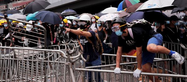 Demonstration against a proposed extradition bill in Hong Kong Demonstration against a proposed extradition bill in Hong Kong - Sputnik International