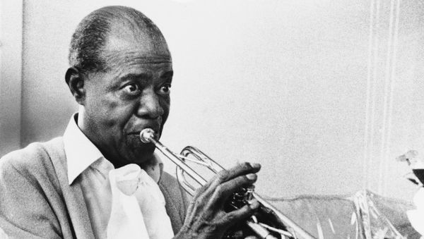 In a June 21, 1971 file photo jazz great Louis Armstrong practices with his horn at his Corona, New York home on June 21, 1971. A live recording of Louis Armstrong playing his trumpet for one of the last times is being played Friday April 27, 2012 at the National Press Club in Washington where it was created in January 1971. In a June 21, 1971 file photo jazz great Louis Armstrong practices with his horn at his Corona, New York home on June 21, 1971. A live recording of Louis Armstrong playing his trumpet for one of the last times is being played Friday April 27, 2012 at the National Press Club in Washington where it was created in January 1971. - Sputnik International