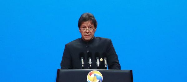 Pakistani Prime Minister Imran Khan delivers his speech for the opening ceremony of the second Belt and Road Forum for International Cooperation (BRF) Pakistani Prime Minister Imran Khan delivers his speech for the opening ceremony of the second Belt and Road Forum for International Cooperation (BRF) - Sputnik International