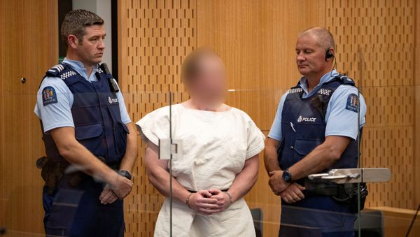 Brenton Tarrant, charged for murder in relation to the mosque attacks, is seen in the dock during his appearance in the Christchurch District Court, New Zealand March 16, 2019.  - Sputnik International