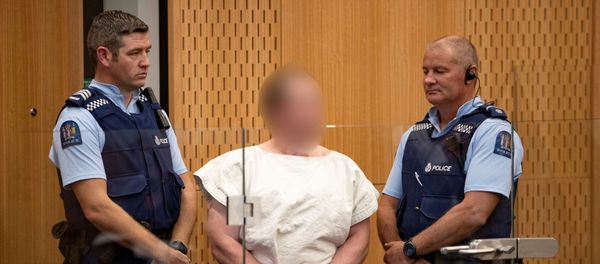 Brenton Tarrant, charged for murder in relation to the mosque attacks, is seen in the dock during his appearance in the Christchurch District Court, New Zealand March 16, 2019.  - Sputnik International