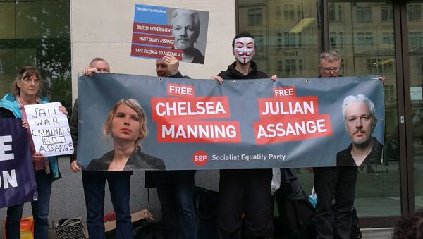 Julian Assange supporters. London. 14.06.2019 - Sputnik International