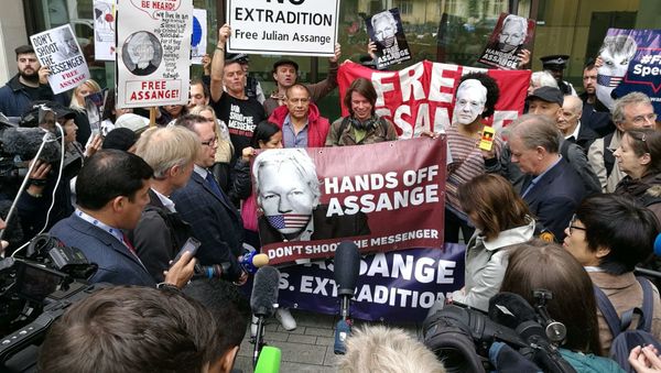 Julian Assange supporters. London. 14.06.2019 - Sputnik International