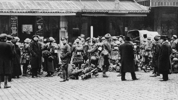 Canadian troops in the First World War - Sputnik International