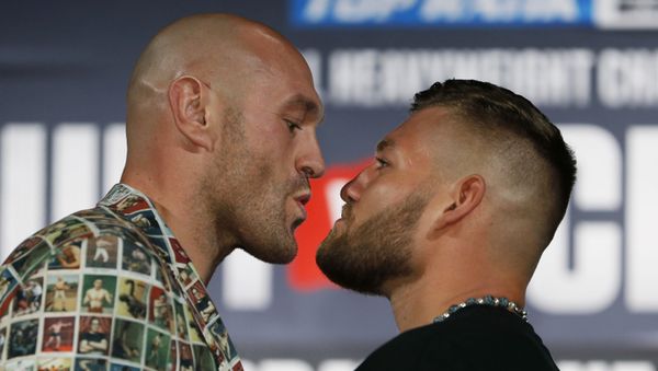 Tyson Fury and Tom Schwarz - Sputnik International
