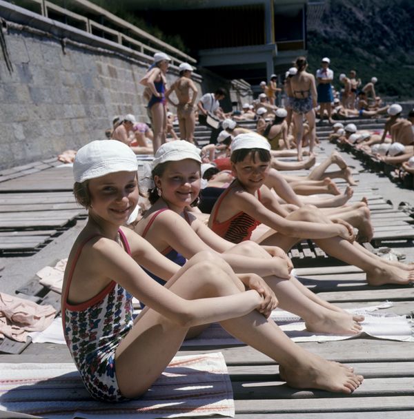 Children on the beach. The Vladimir Lenin All-Union Pioneer Camp Artek. - Sputnik International