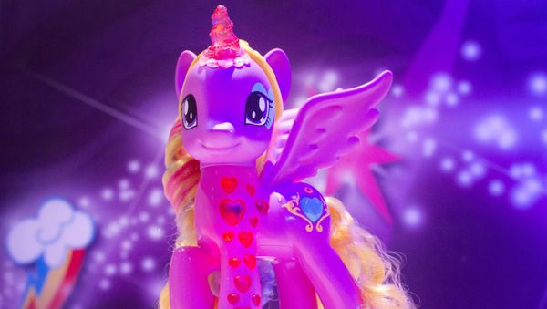 A My Little Pony Cutie Mark Magic Princess Cadence is displayed at the Hasbro showroom at the North American International Toy Fair, Saturday, Feb. 14, 2015, in New York. - Sputnik International