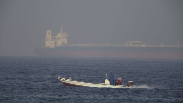 The Kokuka Courageous, one of two oil tankers targeted in an apparent attack in the Gulf of Oman The Kokuka Courageous, one of two oil tankers targeted in an apparent attack in the Gulf of Oman - Sputnik International