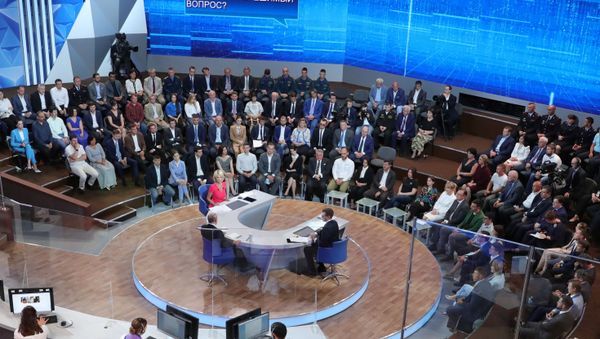 Direct Line with Vladimir Putin 2019  - Sputnik International