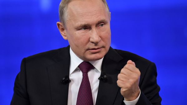 Russia Putin Nationwide Call-in - Sputnik International