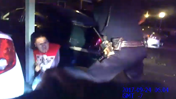 Body camera footage released by California's Placer County District Attorney's Office shows violent arrest of Emilio Perez-Chavez - Sputnik International