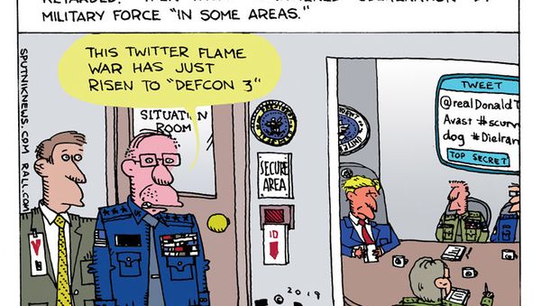 Twitter Fire - Sputnik International