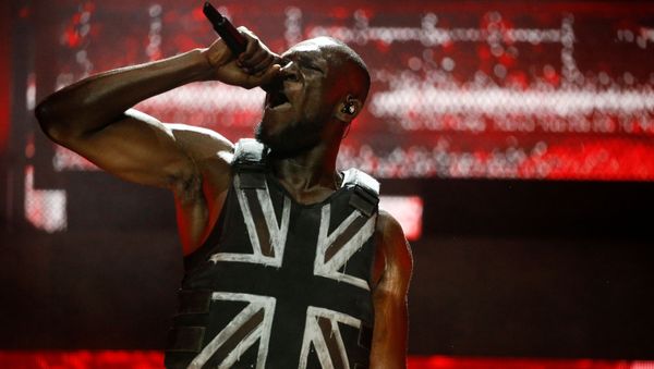 British rapper Stormzy performs the headline slot on the Pyramid stage during Glastonbury Festival in Somerset - Sputnik International