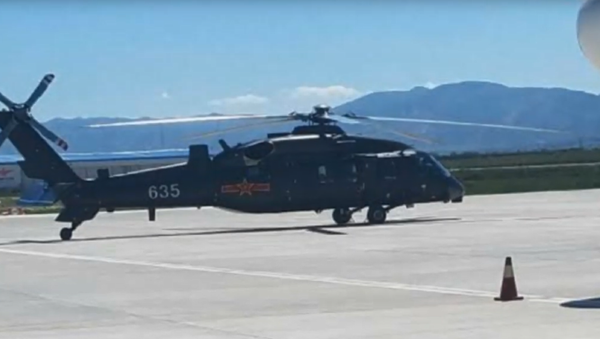 The Harbin Z-20 multi-role medium-lift helicopter has entered service with the People's Liberation Army - Sputnik International