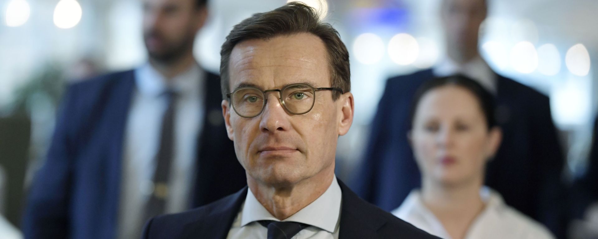 Ulf Kristersson, leader of the center-right party Moderates, makes his way to a press meeting in the Riksdag, Stockholm, Wednesday Nov. 14, 2018 - Sputnik International, 1920, 09.11.2020