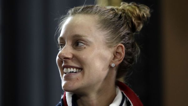 US tennis player Alison Riske smiles in Prague, Czech Republic - Sputnik International