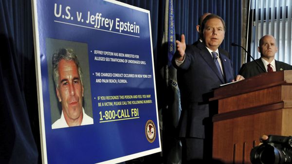 United States Attorney for the Southern District of New York Geoffrey Berman speaks during a news conference, in New York, Monday, July 8, 2019. Federal prosecutors announced sex trafficking and conspiracy charges against wealthy financier Jeffrey Epstein. Court documents unsealed Monday show Epstein is charged with creating and maintaining a network that allowed him to sexually exploit and abuse dozens of underage girls. United States Attorney for the Southern District of New York Geoffrey Berman speaks during a news conference, in New York, Monday, July 8, 2019. Federal prosecutors announced sex trafficking and conspiracy charges against wealthy financier Jeffrey Epstein. Court documents unsealed Monday show Epstein is charged with creating and maintaining a network that allowed him to sexually exploit and abuse dozens of underage girls. - Sputnik International