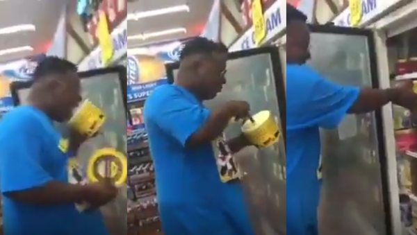 US Man Arrested After Licking, Fingering Ice Cream in ‘Copycat’ Recording  - Sputnik International