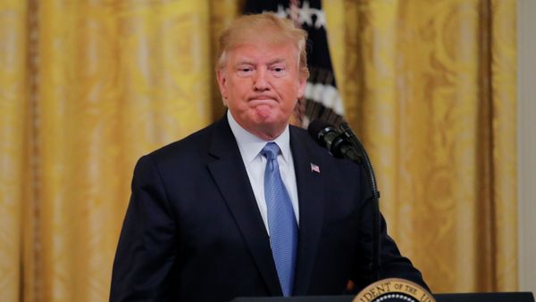 U.S. President Donald Trump arrives to speak about his administration's environmental policy in the East Room of the White House in Washington, U.S., July 8, 2019 - Sputnik International